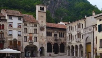 Colori nelle colline Venete col Prosecco