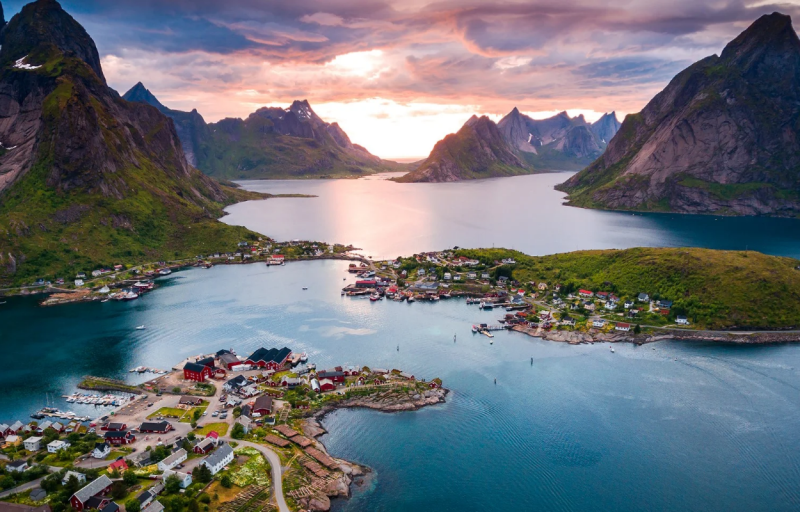 Il postale dei fiordi - La costa Norvegese