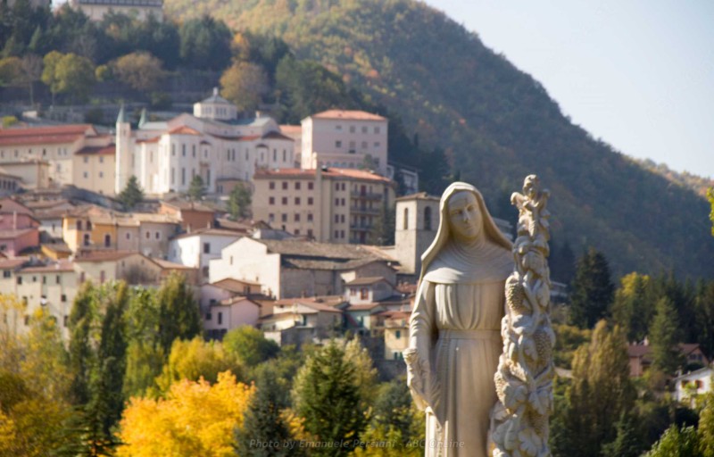 Madonna del fuoco a Cascia e Norcia