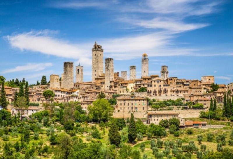 San Gimignano e Siena